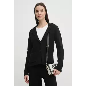 Sisley cardigan din amestec de lana culoarea negru, light, 1176M602D imagine