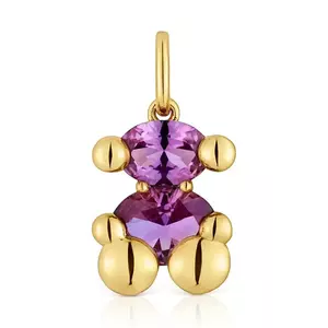 Tous pandantiv din argint placat cu aur Bold Bear Lab 1004255400 imagine