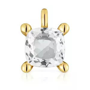 Tous pandantiv din argint placat cu aur Color White 1004235000 imagine