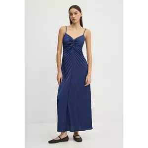 Abercrombie & Fitch rochie culoarea bleumarin, midi, dreaptă, KI159-5674 imagine