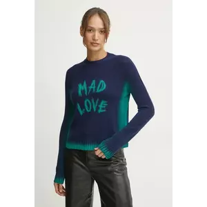 MAX&Co. pulover din amestec de lână femei, culoarea bleumarin, light, 2518361021200 imagine