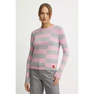 MAX&Co. pulover de lână femei, culoarea roz, light, 2516361061200 imagine