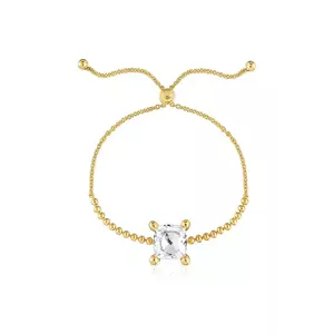 Tous bratara din argint placata cu aur Color White 1004235400 imagine