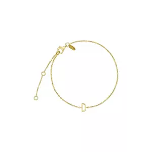 Design Letters bratara din argint placata cu aur 90501010D imagine