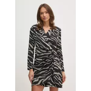 Dkny rochie culoarea negru, mini, mulată, DD4J6D32 imagine