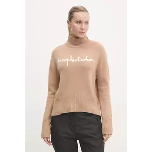 Rossignol pulover x JCC femei, culoarea maro, cu turtleneck, RLNWO08 imagine