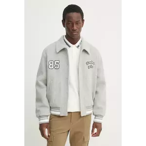 Tommy Jeans geaca barbati, culoarea gri, de tranzitie, DM0DM21119 imagine