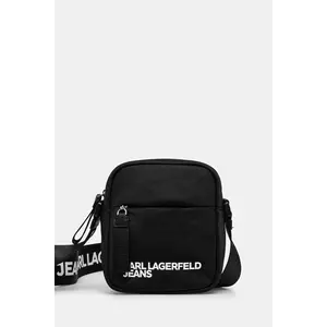 Karl Lagerfeld Jeans borseta culoarea negru, A1M30337 imagine