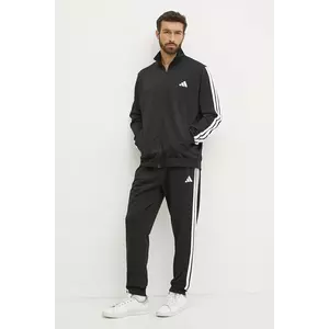 adidas trening 3-Stripes M 3S TR TT TS bărbați, culoarea negru, JI8858 imagine