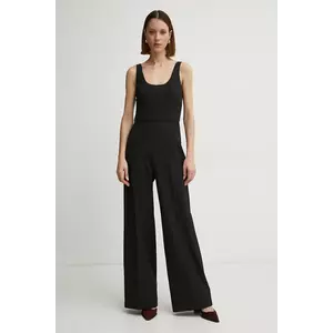 MAX&Co. salopetă culoarea negru, cu decolteu rotund, 2516241011200 imagine