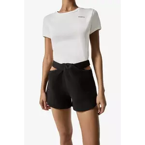 Coperni pantaloni scurti Puma x Coperni femei, culoarea negru, neted, high waist, 626689 imagine