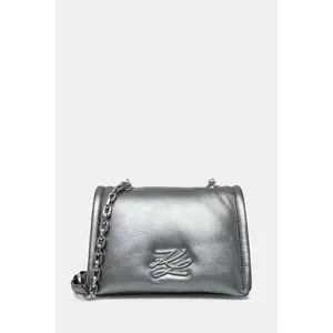 Karl Lagerfeld poseta de piele culoarea gri, A1W30172 imagine