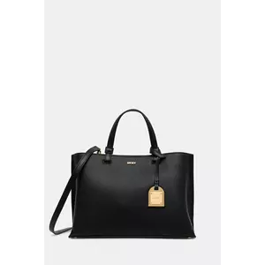 Dkny poseta de piele culoarea negru, R44D1I53 imagine