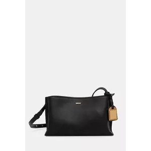 Dkny poseta de piele culoarea negru, R44E1I54 imagine