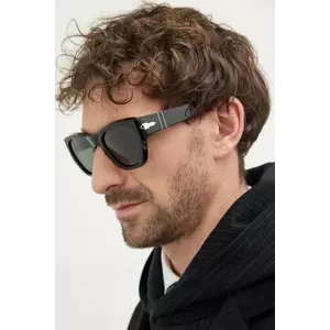 Persol ochelari de soare barbati, culoarea negru, 0PO0054S imagine
