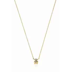 Tous colier din argint placat cu aur Bold Bear Lab 1004254600 imagine