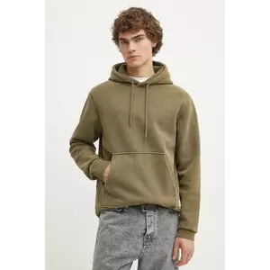 Samsoe Samsoe bluza barbati, culoarea verde, cu glugă, neted, M24400008 imagine