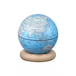 Gingko Design decorație cu led Atlas Globe Mini culoarea alb imagine