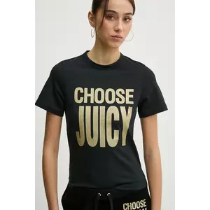Juicy Couture tricou femei, culoarea negru, JCGCT125012 imagine