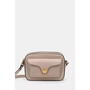 Coccinelle poseta de piele culoarea bej, E1 MF6 15 02 01 imagine