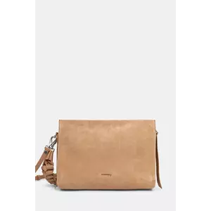 Coccinelle geanta de mana din piele intoarsa culoarea maro, E1 P6P 19 02 01 imagine