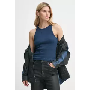 Gestuz top femei, culoarea albastru marin, 10909027 imagine