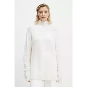 A.L.C. pulover de casmir culoarea bej, cu guler, 7SWPO01041 imagine