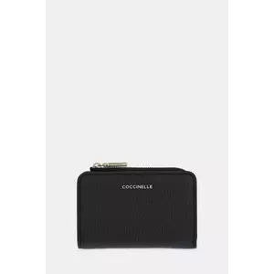 Coccinelle portofel de piele femei, culoarea negru, E2 MW5 11 D1 01 imagine