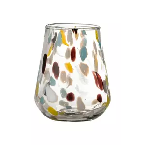 Bloomingville pahar Kenji 380 ml culoarea galben imagine