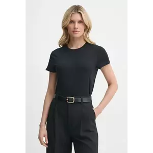 Filippa K tricou din bumbac femei, culoarea negru, 28904 imagine
