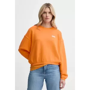 American Vintage bluză femei, culoarea portocaliu, cu imprimeu, IZU03AE25 imagine