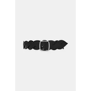 Weekend Max Mara curea de piele femei, culoarea negru, 2515501054600 imagine