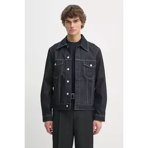 Marc O'Polo geacă din denim bărbați, culoarea bleumarin, de tranziție, 5000005585 imagine