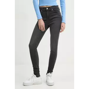 Tommy Jeans jeans femei, culoarea gri, DW0DW19550 imagine