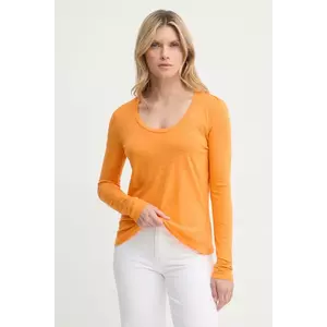 American Vintage longsleeve femei, culoarea portocaliu, JAC49VE25 imagine