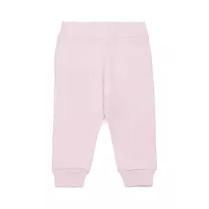 Marni pantaloni de trening din bumbac pentru bebeluși MP192B TROUSERS culoarea roz, cu imprimeu, M01436 imagine
