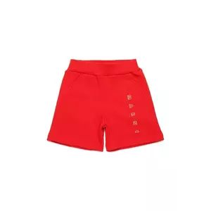 Marni pantaloni scurți din bumbac pentru bebeluși MP193B SHORTS culoarea roșu, cu imprimeu, M01403 imagine