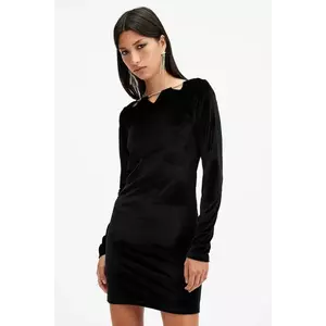AllSaints rochie REGINA culoarea negru, mini, mulată, W172DB imagine