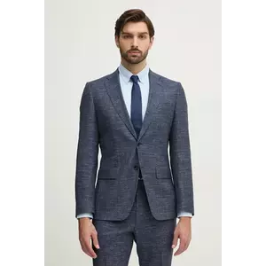 BOSS geacă de lână culoarea bleumarin, 50539804 imagine