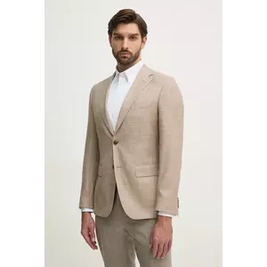 BOSS geacă de lână culoarea bej, 50539804 imagine