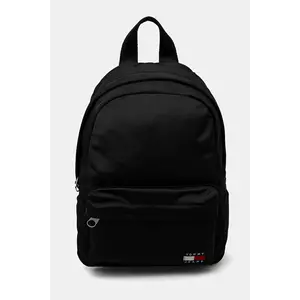 Tommy Jeans rucsac femei, culoarea negru, mic, uni, AW0AW16963 imagine
