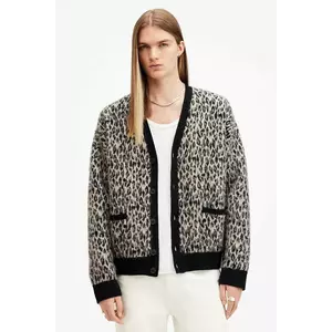 AllSaints cardigan din amestec de lână NEKO culoarea bej, M096KB imagine