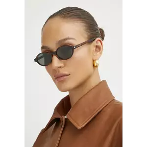 Saint Laurent ochelari de soare JEANNE femei, culoarea maro SL 751 imagine