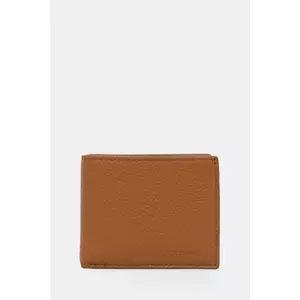 Coccinelle portofel de piele bărbați, culoarea maro, E2 MUK 81 04 01 imagine