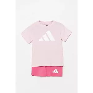 adidas set de bumbac pentru copii culoarea roz, JC9639 imagine