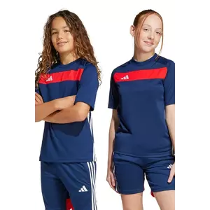 adidas Performance tricou copii culoarea bleumarin, cu imprimeu, JD0586 imagine