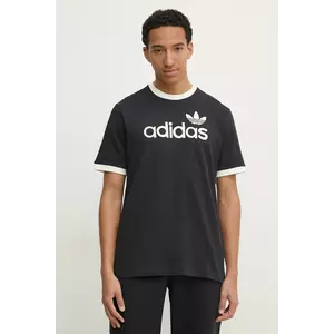 adidas Originals tricou din bumbac SIMPLE TEE bărbați, culoarea negru, cu imprimeu, JC8372 imagine