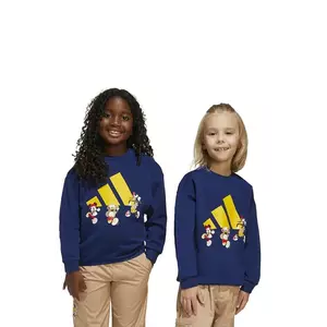 adidas bluză copii x Disney culoarea albastru marin, cu imprimeu, JD4550 imagine