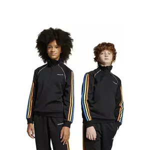 adidas Originals bluză copii culoarea negru, cu imprimeu, JC8402 imagine