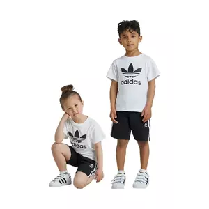 adidas Originals set de bumbac pentru copii culoarea alb, JE1613 imagine